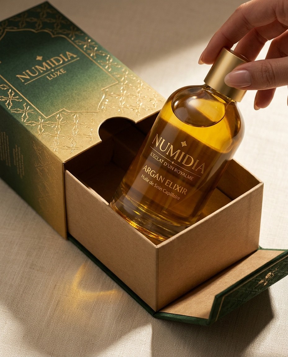 Élixir d’argan Volubia et son coffret