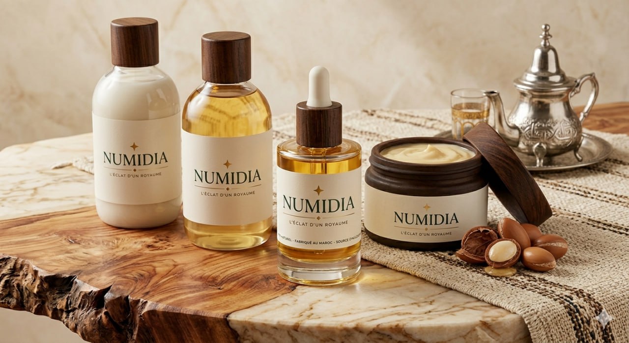 La collection Volubia sur un plateau marocain